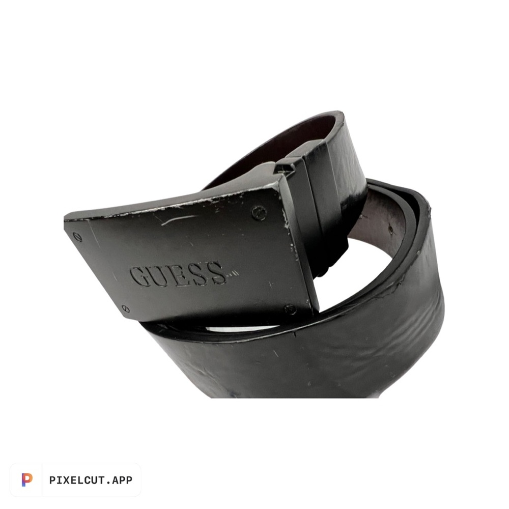 Mens Guess Belt Black 34 waist